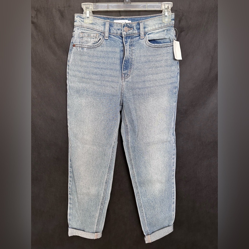 Cello women’s high rise ankle mom jeans